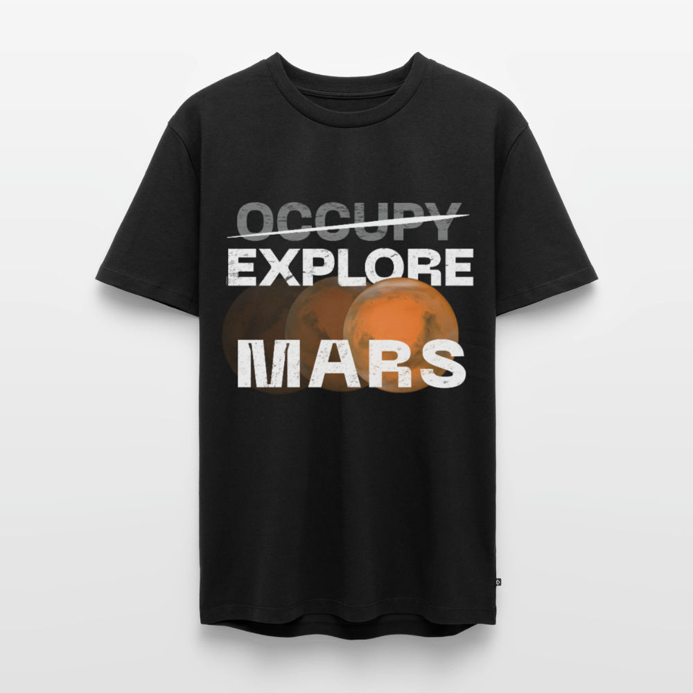 "Explore Mars" nera - nero