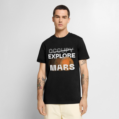"Explore Mars" nera - nero