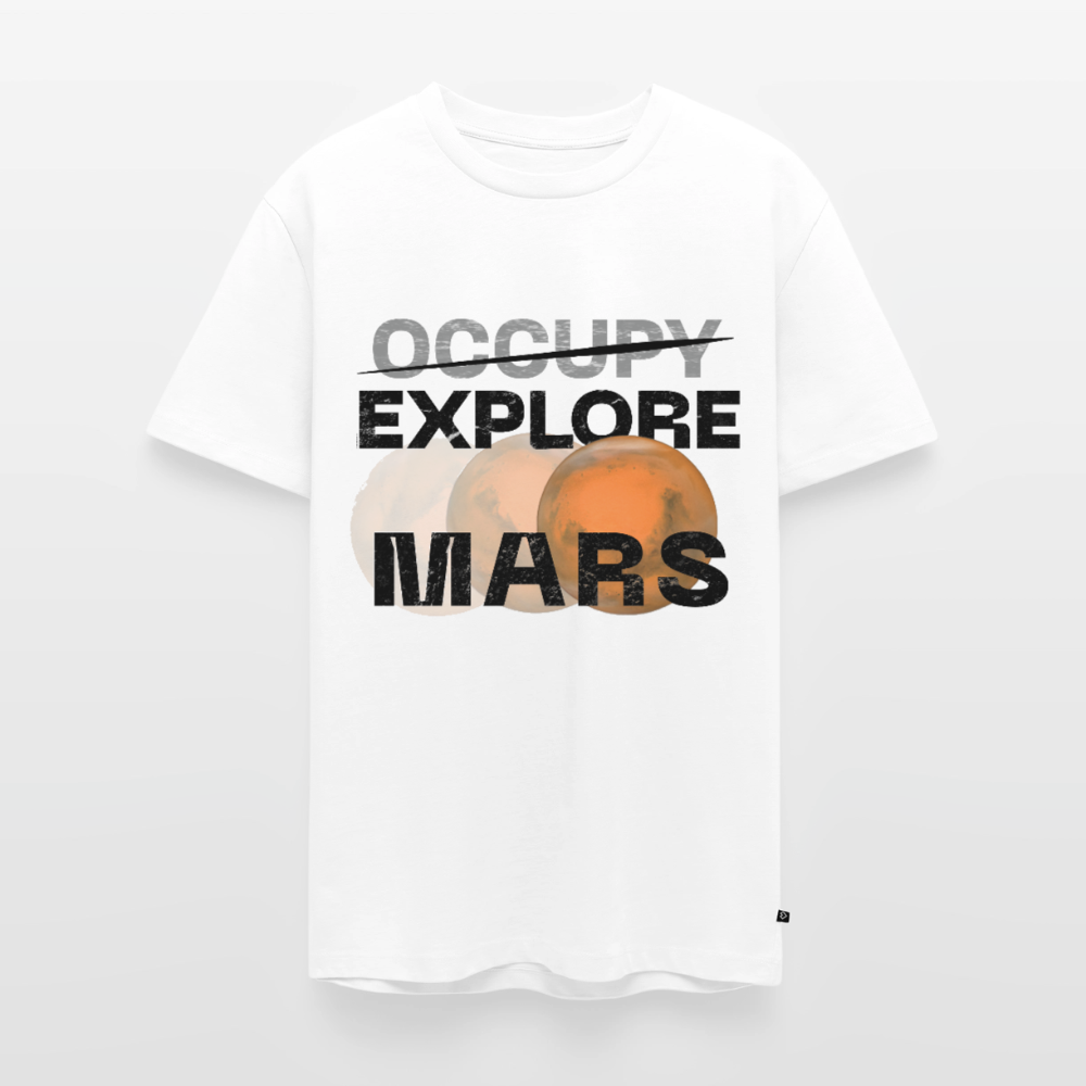 "Explore Mars" bianca - bianco