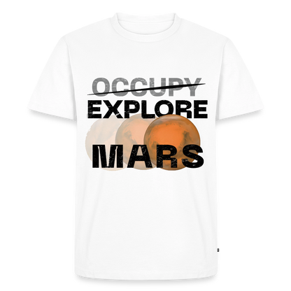 "Explore Mars" bianca - bianco