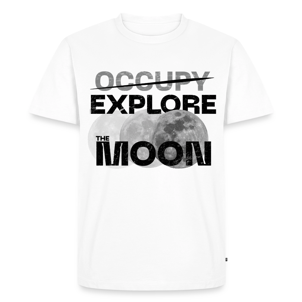 "Explore the Moon" bianca - bianco
